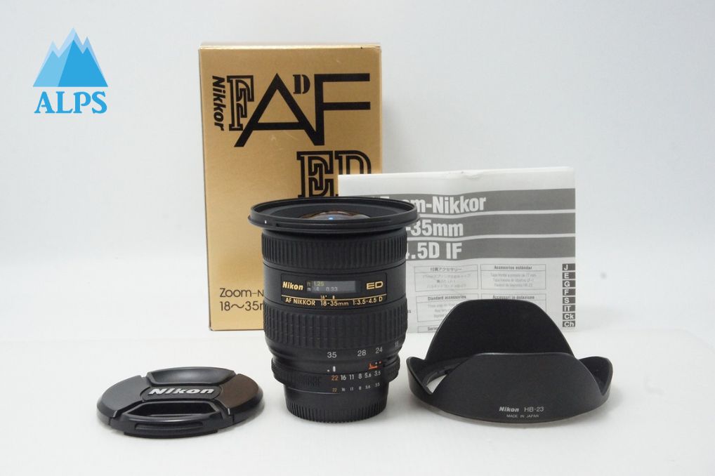 美品 Nikon ニコン AF ZOOM NIKKOR ED 18-35mm F3.5-4.5D IF ズームレンズ 元箱付 260521y