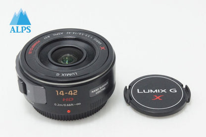 美品 Panasonic LUMIX G X VARIO PZ 14-42mm F3.5-5.6 ASPH. POWER O.I.S. H-PS14042 マイクロフォーサーズ 260521k
