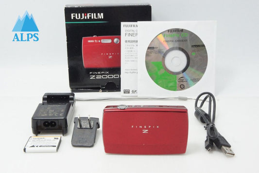 Excellent condition FUJIFILM FinePix Z2000EXR Compact Digital Camera Red with Original Box 260525v