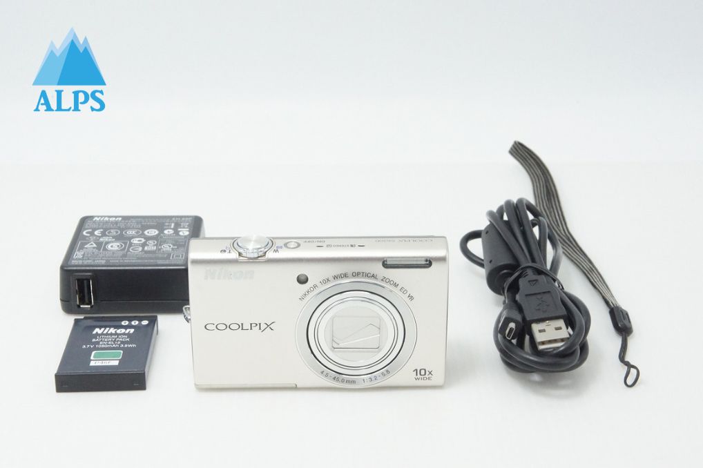 良品 Nikon ニコン COOLPIX S6200 コンパクトデジタルカメラ プラチナシルバー 260525z