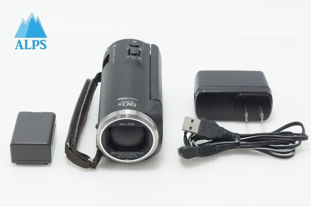 美品 Panasonic パナソニック HC-V360MS デジタルビデオカメラ ブラック 260525t