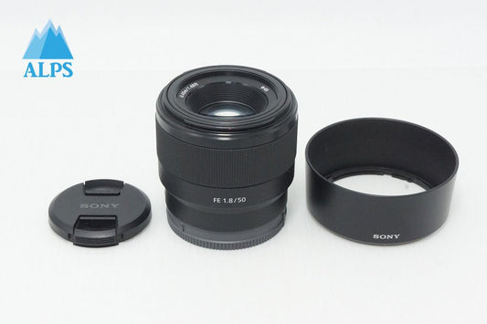 良品 SONY ソニー FE 50mm F1.8 SEL50F18F Eマウント 単焦点レンズ フルサイズ フード付 260527ak