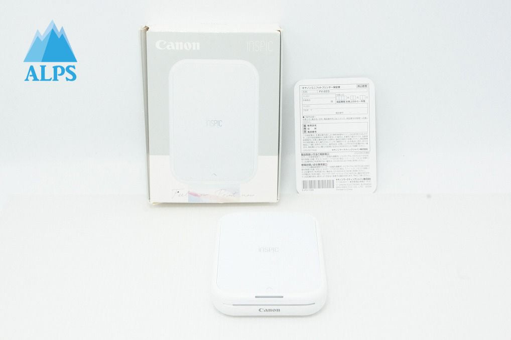 美品 Canon キヤノン iNSPiC PV-223 スマホ専用プリンター ホワイト 元箱付 260527h
