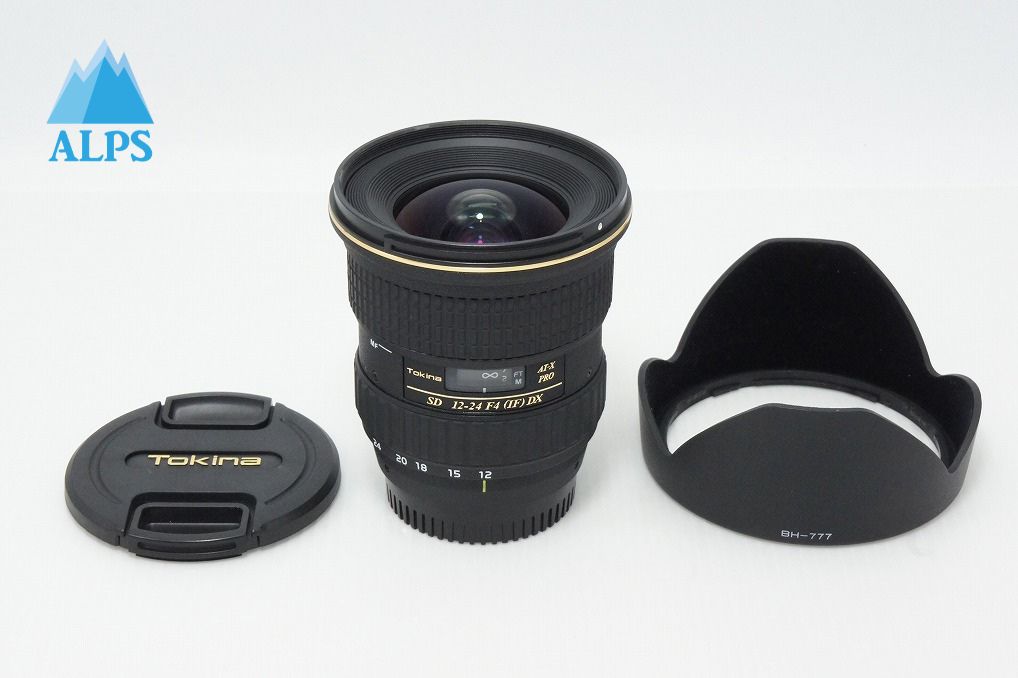 美品 Tokina トキナー AT-X PRO DX 12-24mm F4 ASPHERICAL IF Nikon Fマウント APS-C ズームレンズ フード付 260528o