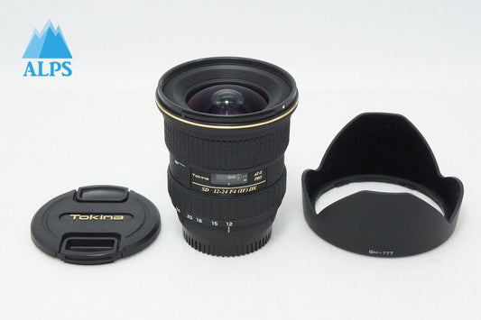 美品 Tokina トキナー AT-X PRO DX 12-24mm F4 ASPHERICAL IF Nikon Fマウント APS-C ズームレンズ フード付 260528o