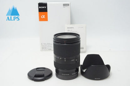 美品 SONY ソニー E 18-200mm F3.5-6.3 OSS LE SEL18200LE Eマウント APS-C ズームレンズ フード 元箱付 260527cb
