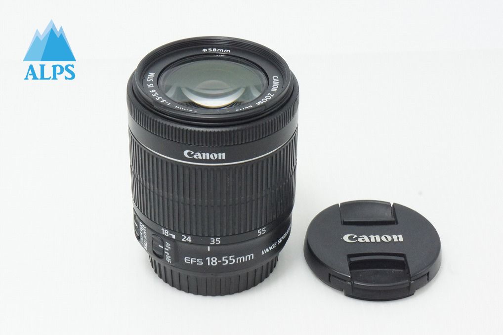 良品 Canon キヤノン EF-S 18-55mm F3.5-5.6 IS STM APS-C ズームレンズ 260603al