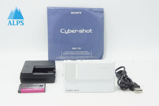 美品 SONY ソニー Cyber-shot DSC-T10 コンパクトデジタルカメラ ホワイト 260604n