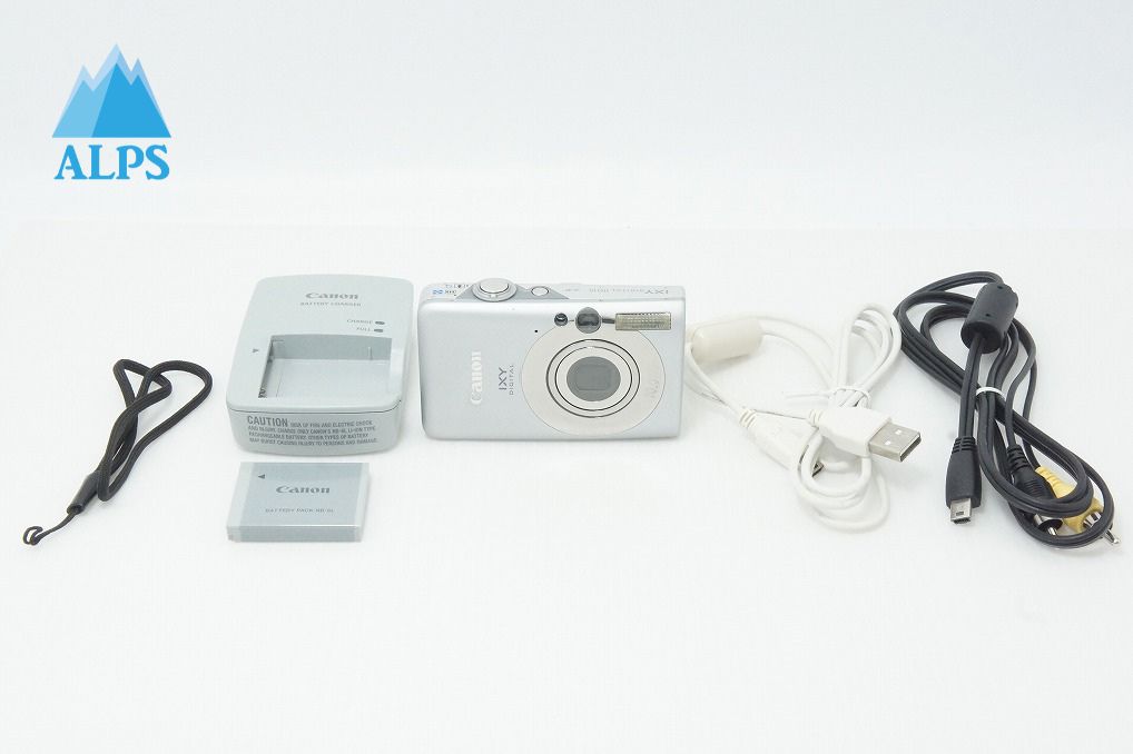 良品 Canon キヤノン IXY DIGITAL 110 IS コンパクトデジタルカメラ シルバー 260608a