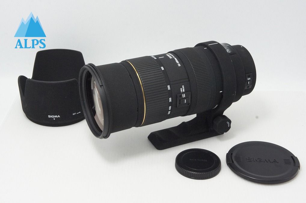 SIGMA シグマ AF APO 50-500mm F4-6.3 EX DG HSM フォーサーズ ズームレンズ フード付 260605g