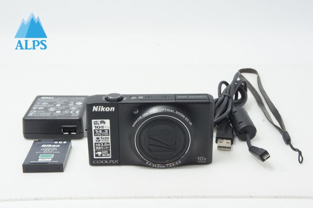 美品 Nikon ニコン COOLPIX S8000 コンパクトデジタルカメラ ブラック 260603h