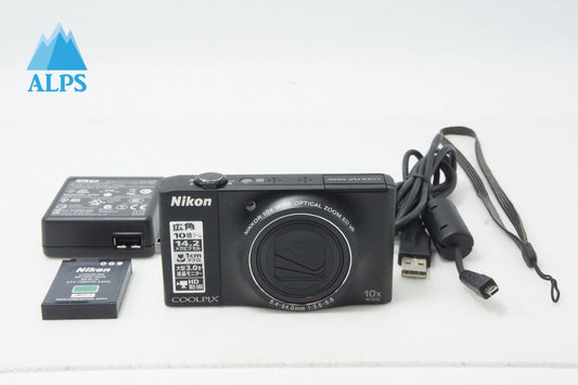 美品 Nikon ニコン COOLPIX S8000 コンパクトデジタルカメラ ブラック 260603h