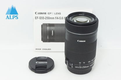 美品 Canon キヤノン EF-S 55-250mm F4-5.6 IS STM APS-C ズームレンズ 260610q