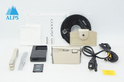 美品 Nikon ニコン COOLPIX S60 コンパクトデジタルカメラ リッチゴールド 260610h