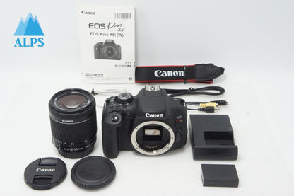 美品 Canon EOS Kiss X8i レンズキット EF-S 18-55mm F3.5-5.6 IS STM (Rebel T6i 750D) デジタル一眼レフ 260610o