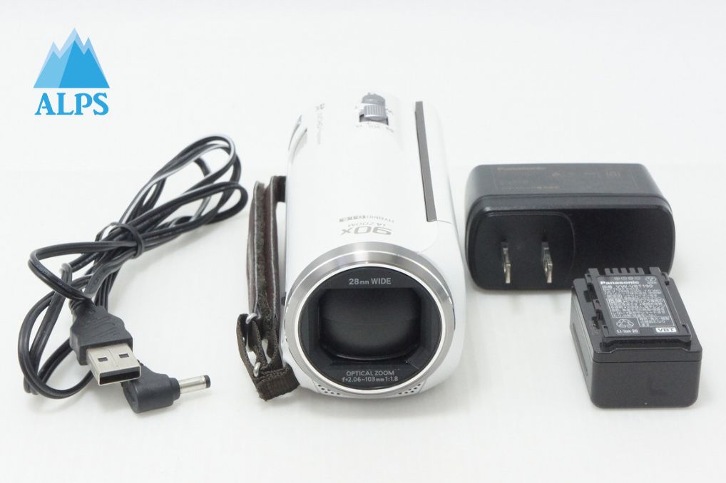 良品 Panasonic パナソニック HC-V360MS デジタルビデオカメラ ホワイト 260610au