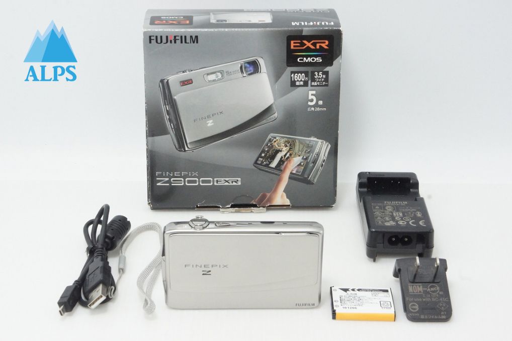 美品 FUJIFILM フジフィルム FinePix Z900EXR コンパクトデジタルカメラ シルバー 元箱付 260610c