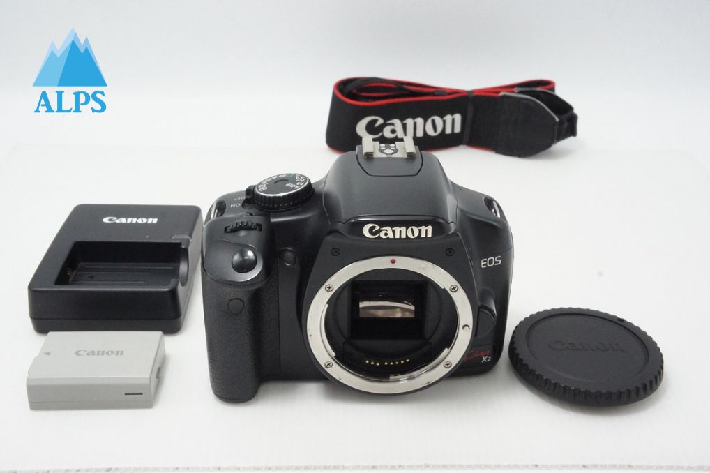 Canon キヤノン EOS Kiss X2 ボディ デジタル一眼レフカメラ ブラック 260609g