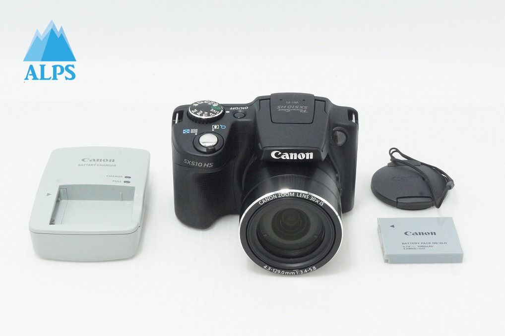 良品 Canon キヤノン PowerShot SX510 HS コンパクトデジタルカメラ ブラック 260615e