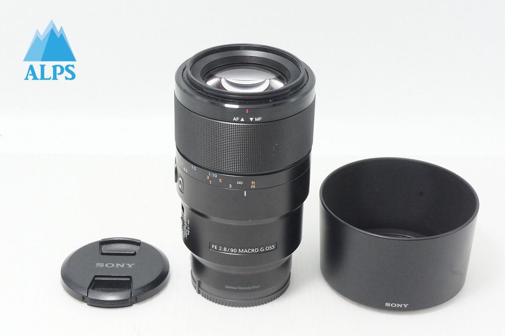 SONY ソニー FE 90mm F2.8 Macro G OSS SEL90M28G Eマウント フルサイズ 単焦点レンズ フード付 260615r