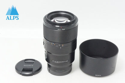 SONY ソニー FE 90mm F2.8 Macro G OSS SEL90M28G Eマウント フルサイズ 単焦点レンズ フード付 260615r