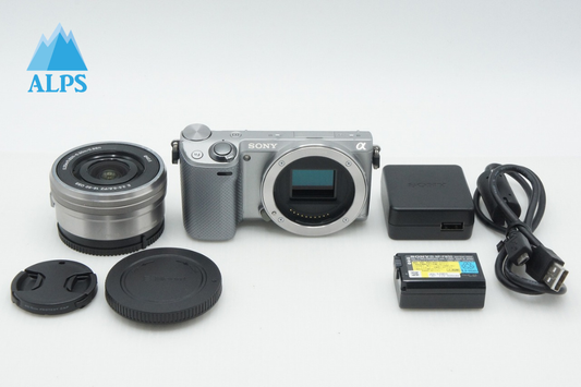 SONY ソニー NEX-5R パワーズームレンズキット ミラーレス一眼カメラ シルバー 260317w