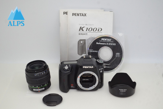 良品 PENTAX ペンタックス K100D + smc PENTAX DA 18-55mm F3.5-5.6 AL レンズキット デジタル一眼レフカメラ 251023r