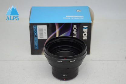 美品 KIPON Adapter Ring HB-m4/3 HASSELBLAD Vマウントレンズ - マイクロフォーサーズボディ 元箱付 251015ae