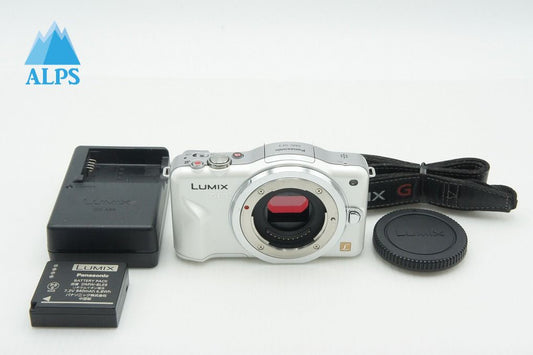 良品 Panasonic パナソニック LUMIX DMC-GF3 ボディ ミラーレス一眼カメラ シェルホワイト 260210d