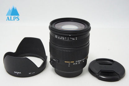 良品 SIGMA シグマ 17-70mm F2.8-4 DC MACRO OS HSM PENTAX ペンタックス Kマウント ズームレンズ フード付 260402z