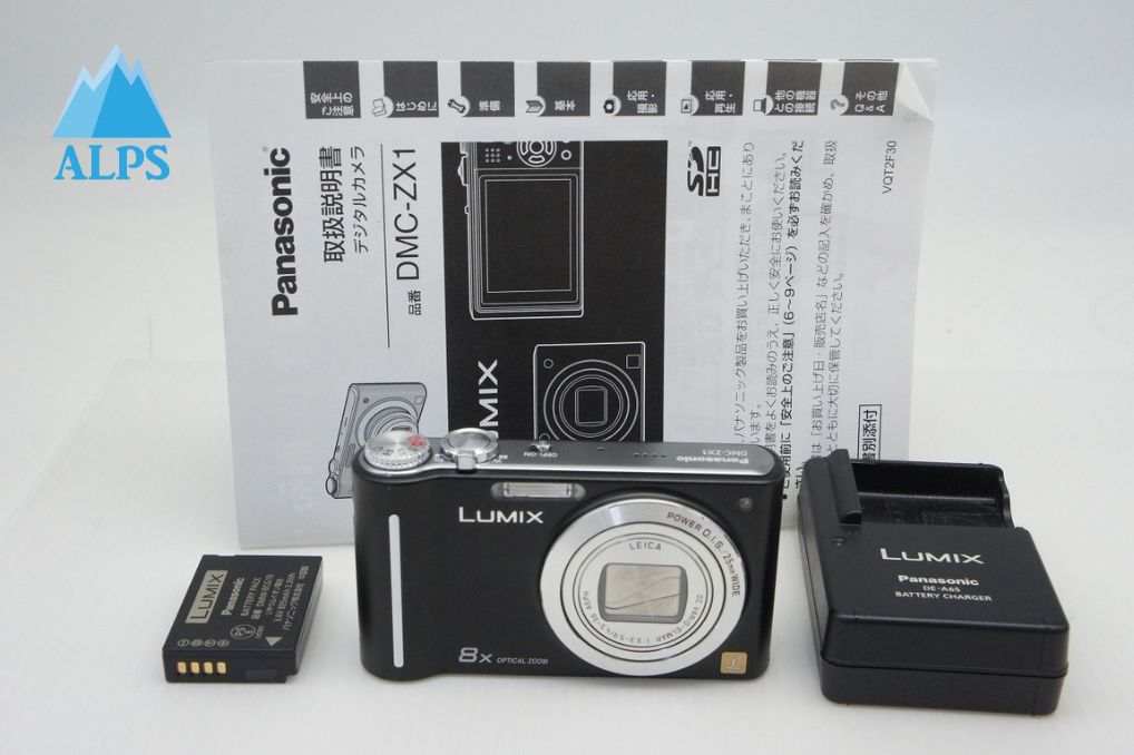 美品 Panasonic パナソニック LUMIX DMC-ZX1 コンパクトデジタルカメラ ブラック 251216e