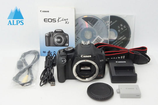 良品 Canon キヤノン EOS Kiss X2 ボディ デジタル一眼レフカメラ 260326c