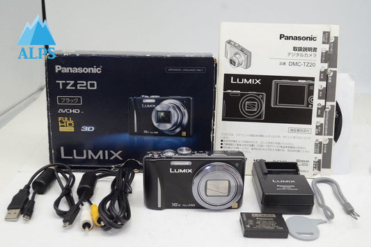 Panasonic パナソニック LUMIX DMC-TZ20 コンパクトデジタルカメラ ブラック 元箱付 251007n