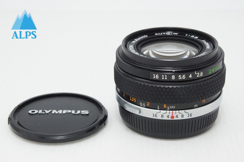 良品 OLYMPUS オリンパス OM-SYSTEM H.ZUIKO AUTO-W 24mm F2.8 MF 単焦点レンズ 260425w