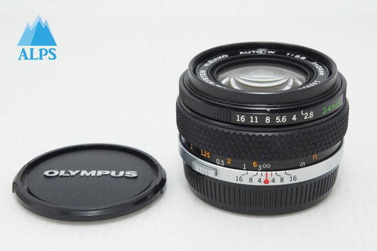 良品 OLYMPUS オリンパス OM-SYSTEM H.ZUIKO AUTO-W 24mm F2.8 MF 単焦点レンズ 260425w