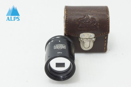Nikon ニコン Nippon Kogaku 135mm ファインダー ブラック ケース付 260327aa