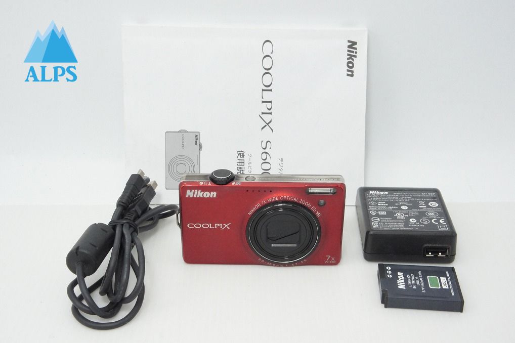 訳あり品 Nikon ニコン COOLPIX S6000 コンパクトデジタルカメラ レッド 260326l