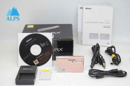 Nikon ニコン COOLPIX S52 コンパクトデジタルカメラ コーラルピンク 元箱付 251002v