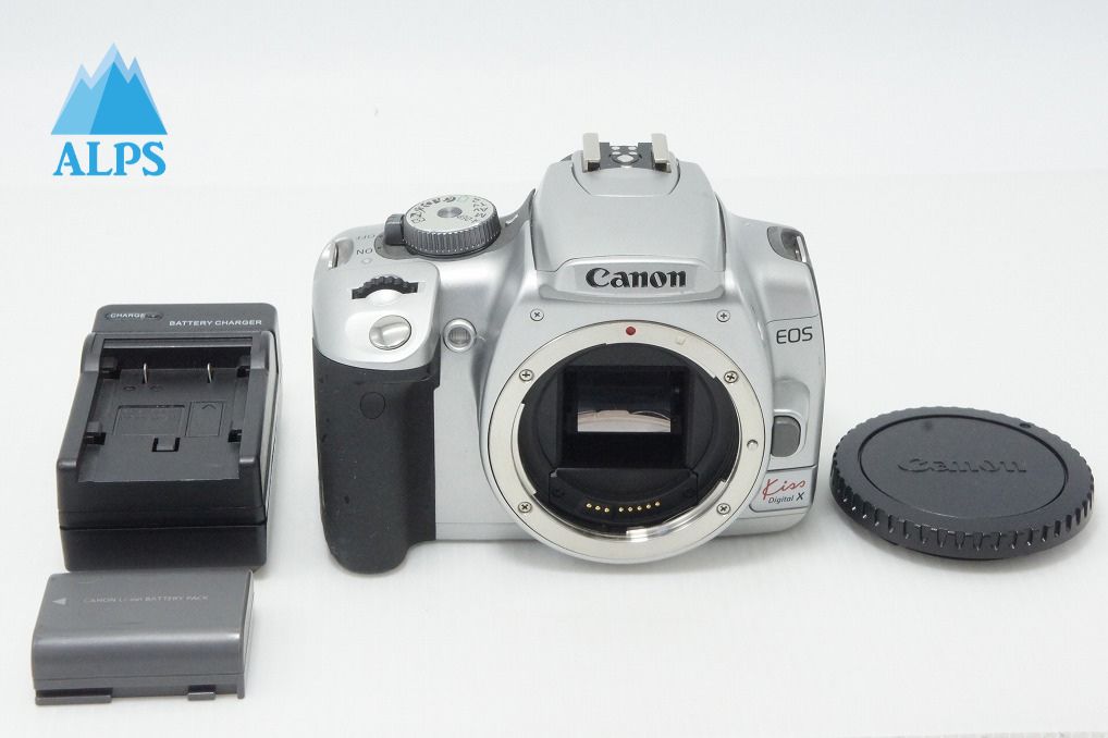 良品 Canon キヤノン EOS Kiss Digital X ボディ デジタル一眼レフカメラ シルバー 260415i