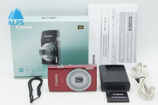 訳あり品 Canon キヤノン IXY 120 コンパクトデジタルカメラ レッド 元箱付 260313c