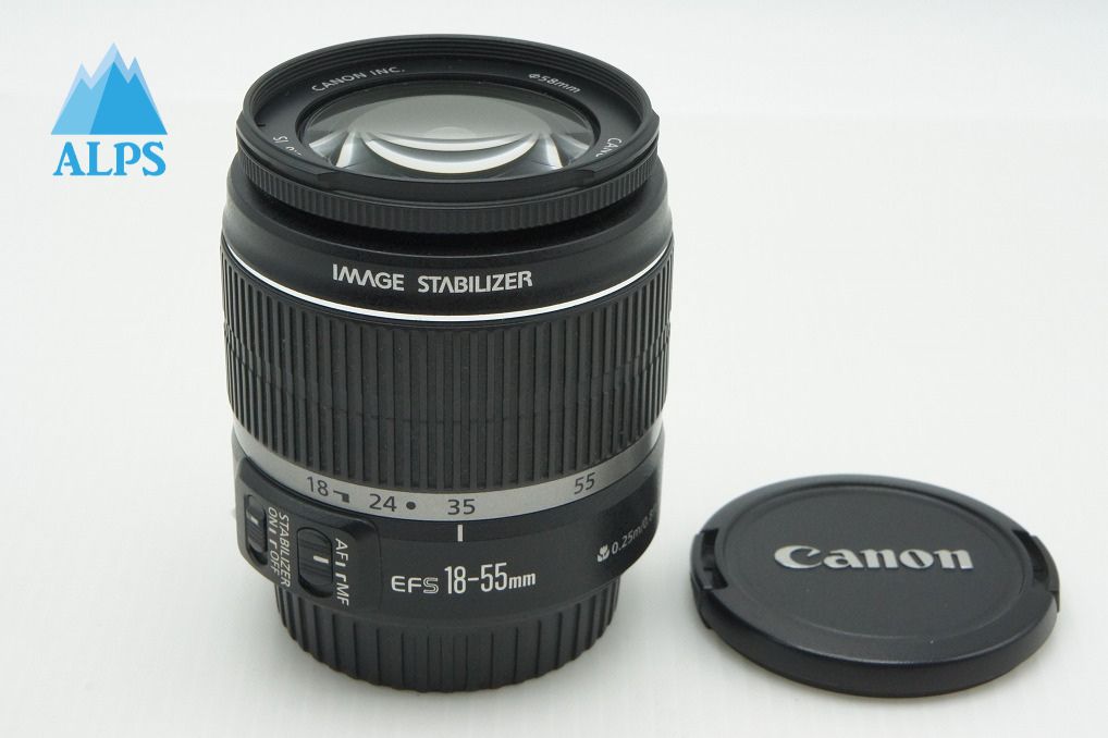 良品 Canon キヤノン EF-S 18-55mm F3.5-5.6 IS APS-C ズームレンズ 260218ac