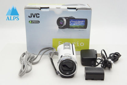 JVC Kenwood Everio GZ-HM33 Digital Video Camera White With Original Box 260319ar