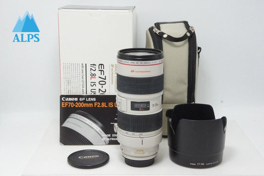 Canon EF 70-200mm F2.8L IS USM Full-Frame Zoom Lens with Hood and Original Box 260409l