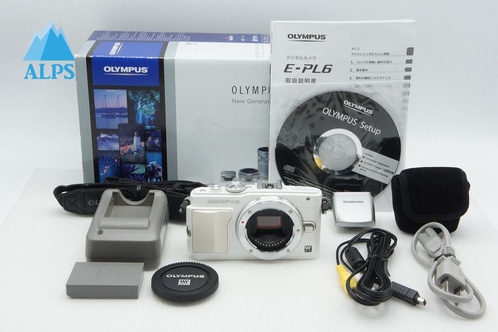 OLYMPUS オリンパス PEN Lite E-PL6 ボディ ミラーレス一眼カメラ ホワイト 元箱付 260310af