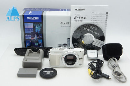 OLYMPUS オリンパス PEN Lite E-PL6 ボディ ミラーレス一眼カメラ ホワイト 元箱付 260310af