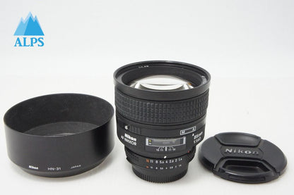 美品 Nikon ニコン AI AF NIKKOR 85mm F1.4D IF 単焦点レンズ 純正メタルフード付 260402p