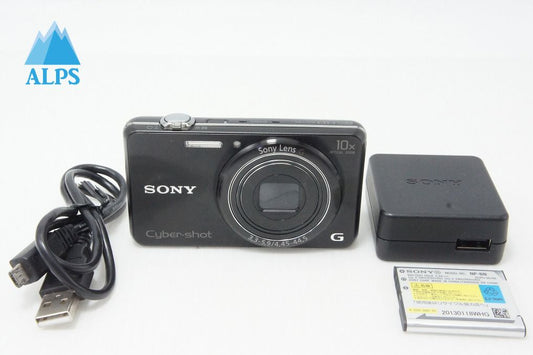 Good condition SONY Cyber-shot DSC-WX200 Compact Digital Camera Black 260525y