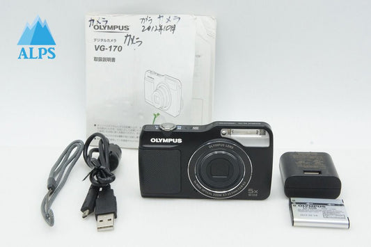 OLYMPUS オリンパス VG-170 コンパクトデジタルカメラ ブラック 260313d