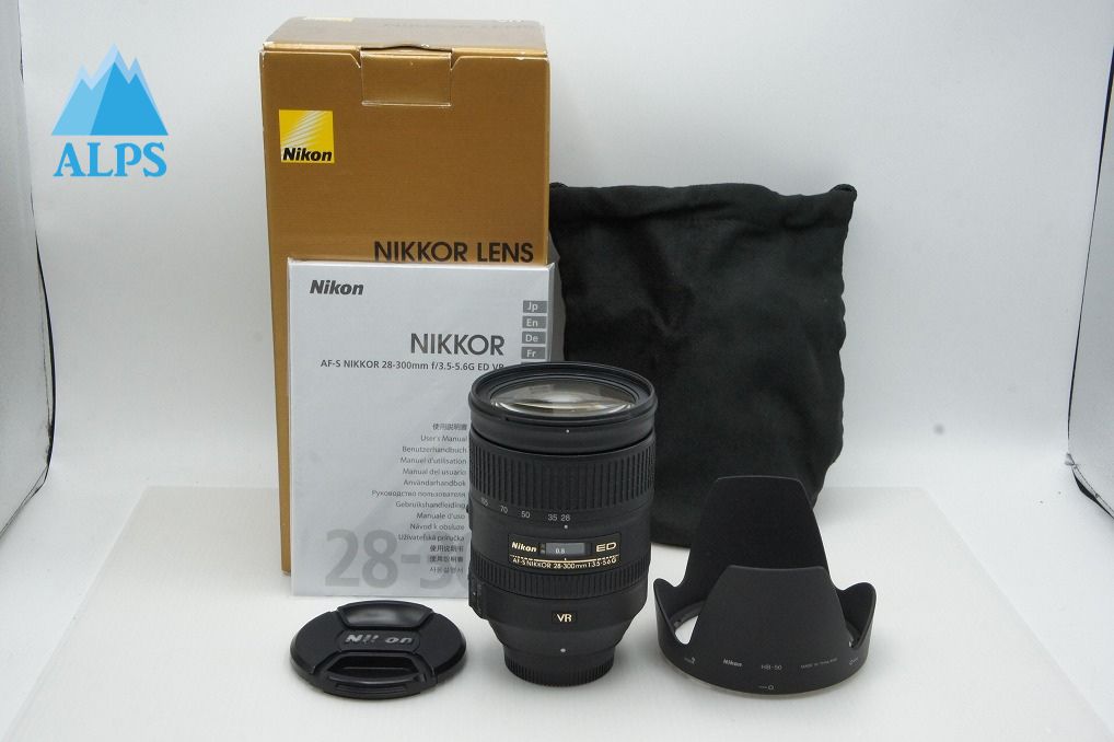 美品 Nikon ニコン AF-S NIKKOR 28-300mm F3.5-5.6G ED VR ズームレンズ 元箱付 260317j