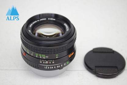 良品 MINOLTA ミノルタ MD ROKKOR 50mm F1.4 MD/SRマウント 単焦点レンズ 251011e